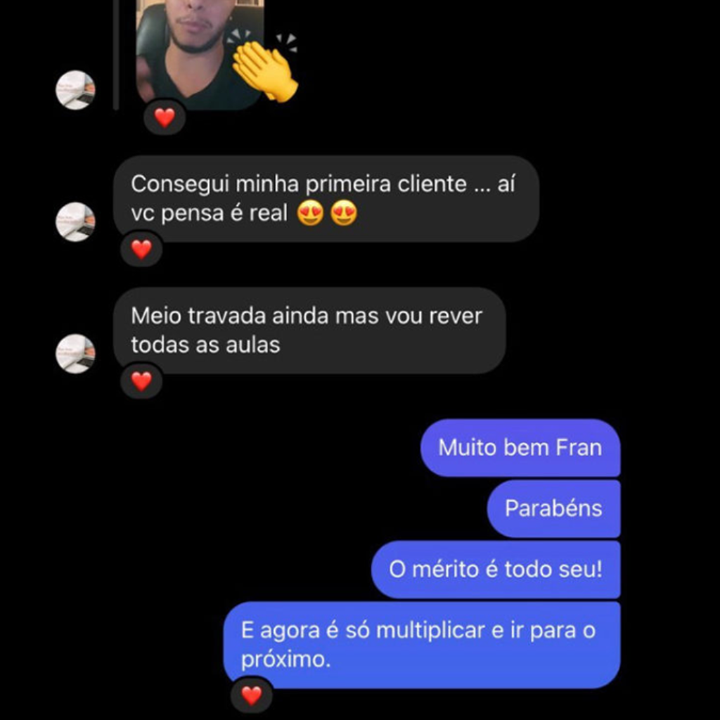 Depoimento de aluno